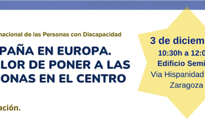 CERMI Aragón celebra el Día Internacional de las Personas con Discapacidad